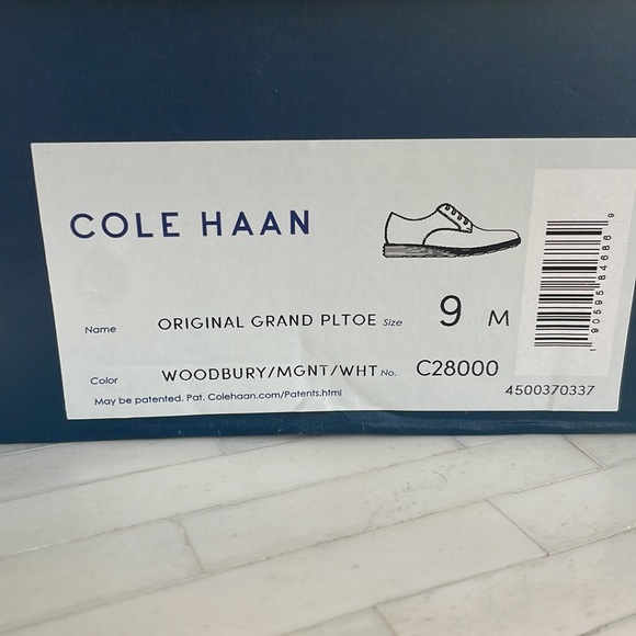Cole Haan Size 9 Original Grand PLTOE Shoes NEW with Box - Picture 4 of 6
